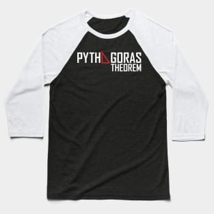 Pythagoras theorem - dark Baseball T-Shirt